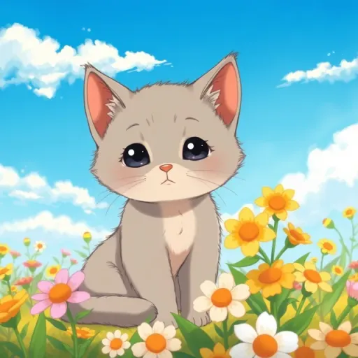 애니 스타일 예시